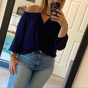 Express Cold Shoulder Top